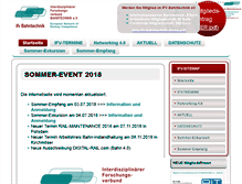 Tablet Screenshot of ifv-bahntechnik.de